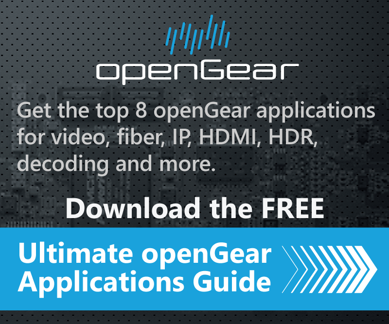 Ultimate openGear Applications Guide - click here