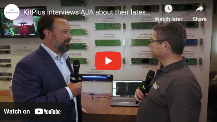 “Committed to openGear”: AJA Interview at IBC 2022