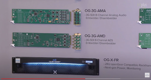 AJA’s new openGear cards: FiDO fiber for long distances