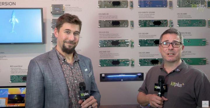 AJA talks about the debut of its new openGear 12G-SDI audio and HDMI conversion cards at IBC 2023