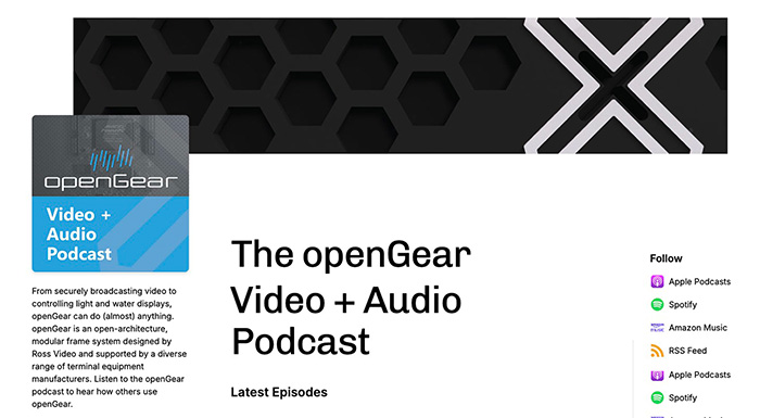 openGear podcast is on BuzzSprout
